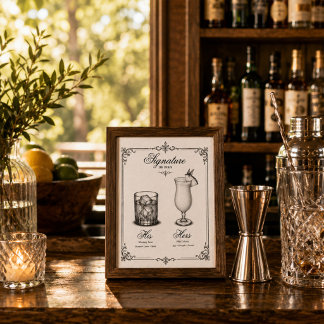 Trouw Signature Dranken Zijn en Haar Poster