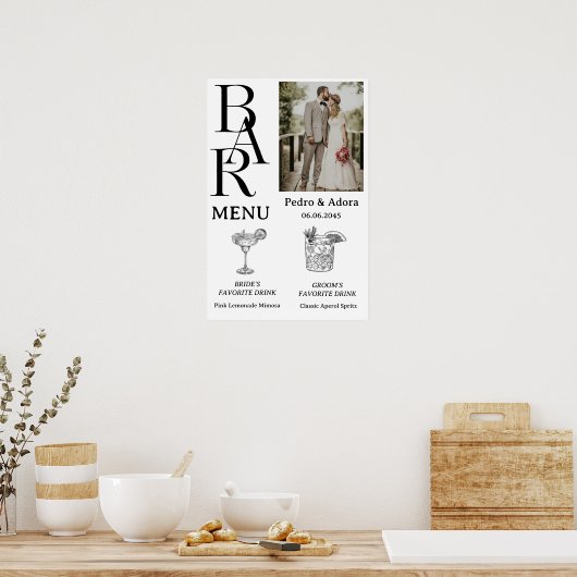 Trouw Simple Bar Menu Poster (Keuken)