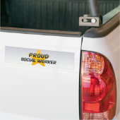 Trouw Sociaal Werker Bumpersticker (Op Truck)