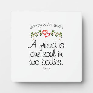 Trouw Soulmate Inspiratie—Harten & Bladeren Fotoplaat