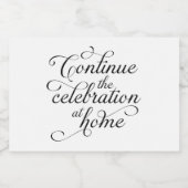 Trouw Sparkling Wijnetiket (Enkel label)