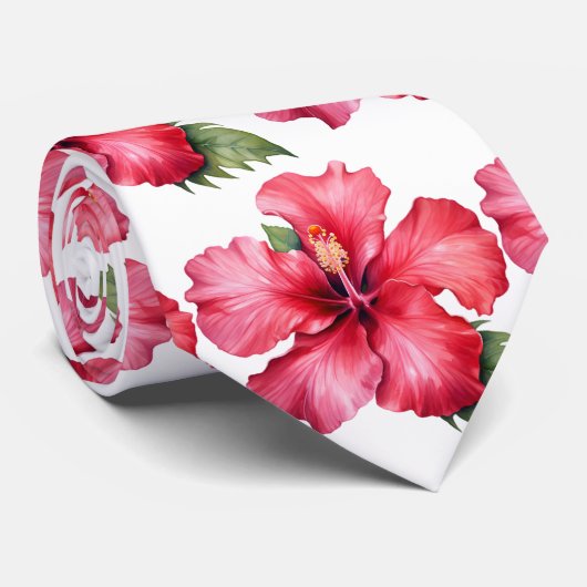 Trouw & Speciale Gelegenheid Elegante Bloem Das (Opgerold)
