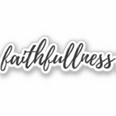 trouw sticker (Voorkant)