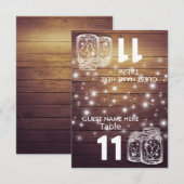 Trouw Stoel Plaats Tafel Nummer Metselwerk Pot Lic Kaart (Voorkant / Achterkant)