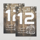 Trouw Stoelplaats Tafel Nummer Metselaars Pot Lich Kaart (Voorkant / Achterkant)