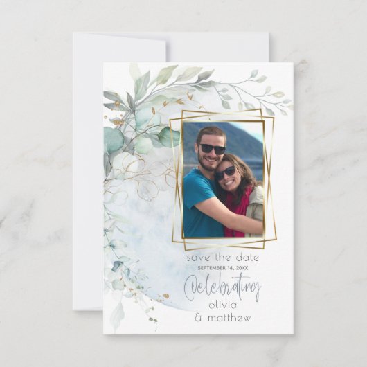 Trouw | Stofblauw Verliefd tot over de Maan Kaart (Voorkant)