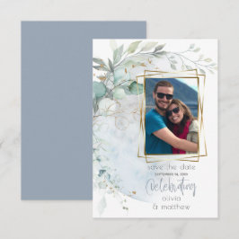 Trouw | Stofblauw Verliefd tot over de Maan Kaart