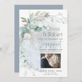 Trouw | Stofblauwe Maan Verliefd Kaart