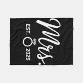 Trouw T-shirts voor verloofden, net getrouwd Fleece Deken (Voorkant (Horizontaal))