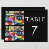 Trouw TAFELNUMMERS - Dia de los Muertos (Voorkant / Achterkant)