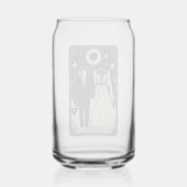 Trouw Tarot Bruid & Bruidegom Blikvorm Glas (Achterkant)