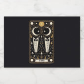 Trouw Tarot Bruidegoms Likeurfles Etiket (Enkel label)