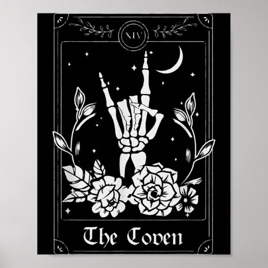 Trouw Tarotkaart The Coven Halloween Poster (Voorkant)