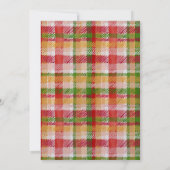 Trouw Tartan Eenvoudig Kaart (Achterkant)