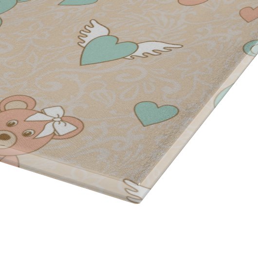 Trouw-teddyberen Snijplank (Hoek)