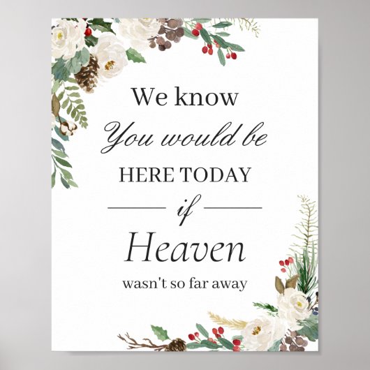 Trouw Teken In Liefdevolle Herinnering Rustieke Wi Poster (Voorkant)