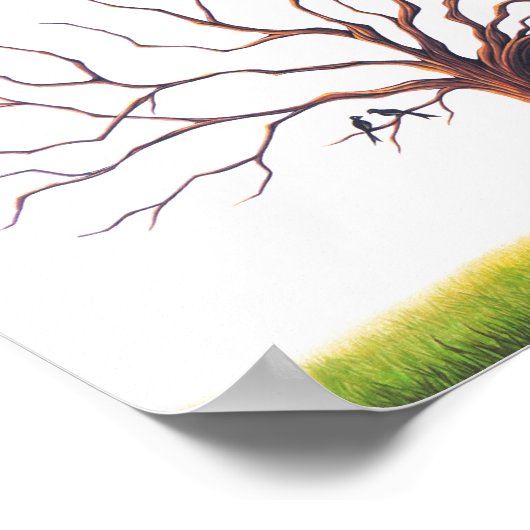 Trouw Thumbprint-gastenboek Poster (Hoek)