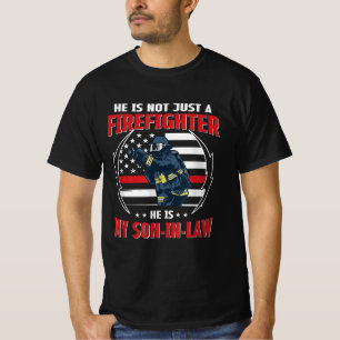 Trouw trots brandweerman schoonzoon t-shirt