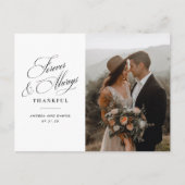 Trouw Trouw Dankjewel  Briefkaart (Voorkant)