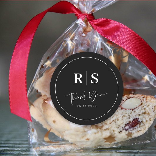 Trouw Trouw Sticker - Zwart & Witte Elegantie