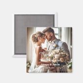 Trouw Trouwdag Magnet (Voorkant / Achterkant)