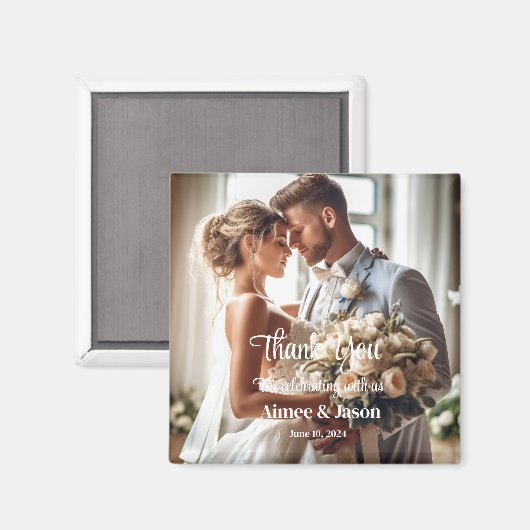 Trouw Trouwdag Magnet (Voorkant / Achterkant)