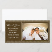 Trouw Trouwkaart Bedankkaart (Voorkant / Achterkant)