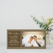 Trouw Trouwkaart Bedankkaart (Staand voorkant)