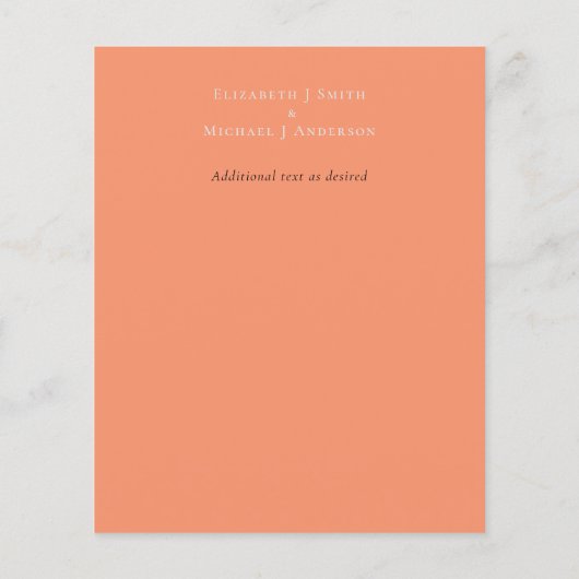 Trouw Trouwkaart Dank Je Wel in Marineblauw Koraal (Achterkant)