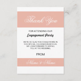 Trouw Trouwkaart Koraal en Witte Streep Kaart