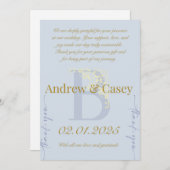 Trouw Trouwkaarten Kaart (Voorkant / Achterkant)