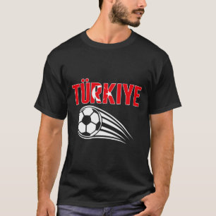 Trouw Turkije Voetbalfans T-shirt - Türkiye Footby