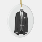 Trouw Tuxedo Bruidegom Ornament (Rechts)