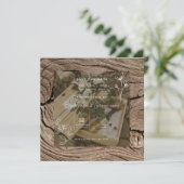 trouw uitnodiging (Staand voorkant)