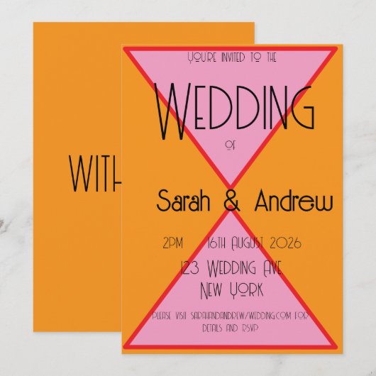 Trouw Uitnodiging (Voorkant / Achterkant)