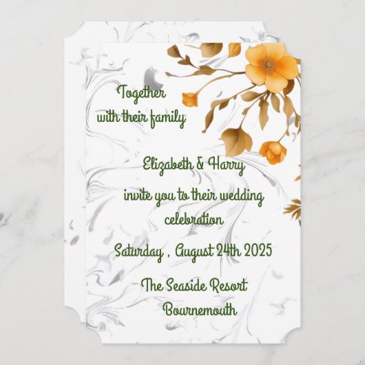 Trouw Uitnodiging (Voorkant / Achterkant)