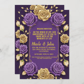 trouw uitnodiging (Voorkant / Achterkant)