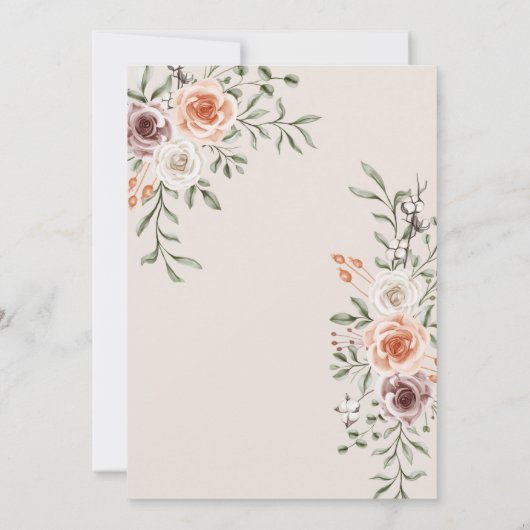 trouw uitnodiging  (Achterkant)