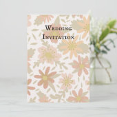 trouw uitnodiging (Staand voorkant)