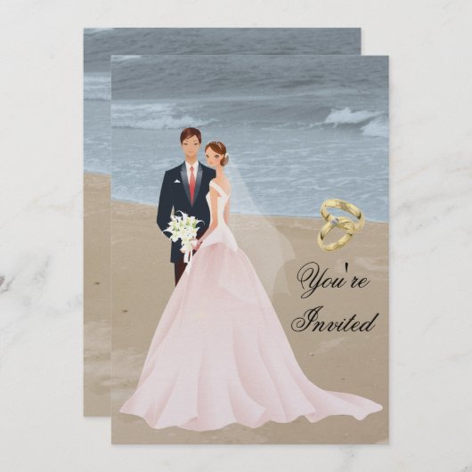 Trouw Uitnodiging (Voorkant / Achterkant)