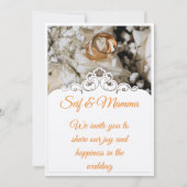 trouw uitnodiging  (Voorkant)