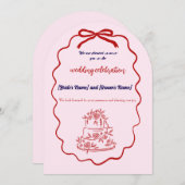 trouw uitnodiging (Voorkant / Achterkant)