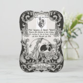 trouw uitnodiging (Staand voorkant)