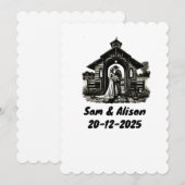 Trouw uitnodiging (Voorkant / Achterkant)