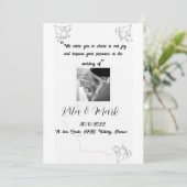 Trouw Uitnodiging (Staand voorkant)