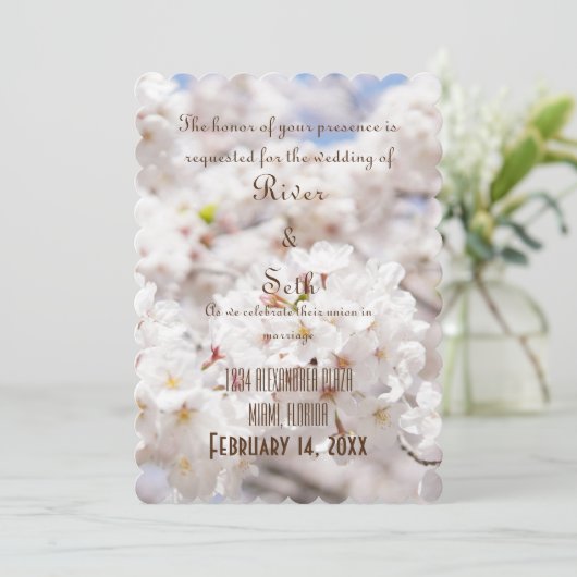 Trouw Uitnodiging (Staand voorkant)