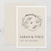 Trouw uitnodiging (Voorkant / Achterkant)