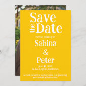 Trouw Uitnodiging Aangepaste Foto SAVE de DATUM Ka (Voorkant / Achterkant)