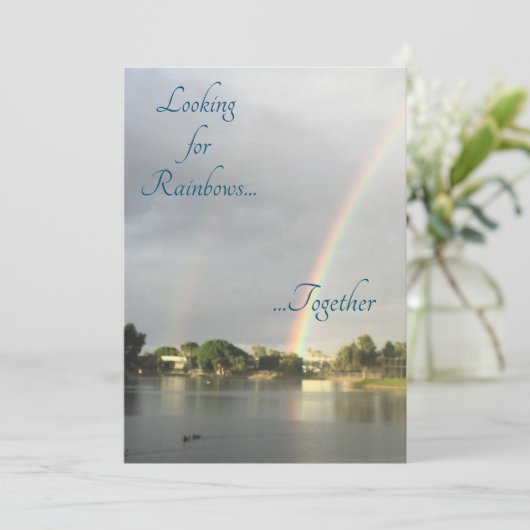 Trouw uitnodiging /aankondiging (Staand voorkant)