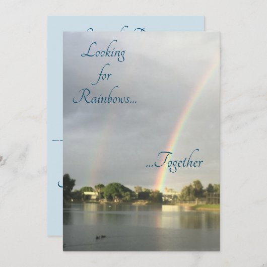 Trouw uitnodiging /aankondiging (Voorkant / Achterkant)